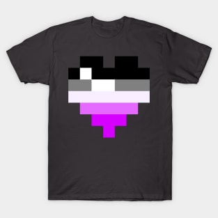 Pixel Heart - Ace Pride T-Shirt